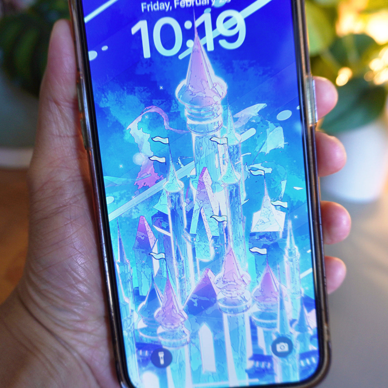 Crystal Castle - Digital Phone Wallpaper | Animated and Static