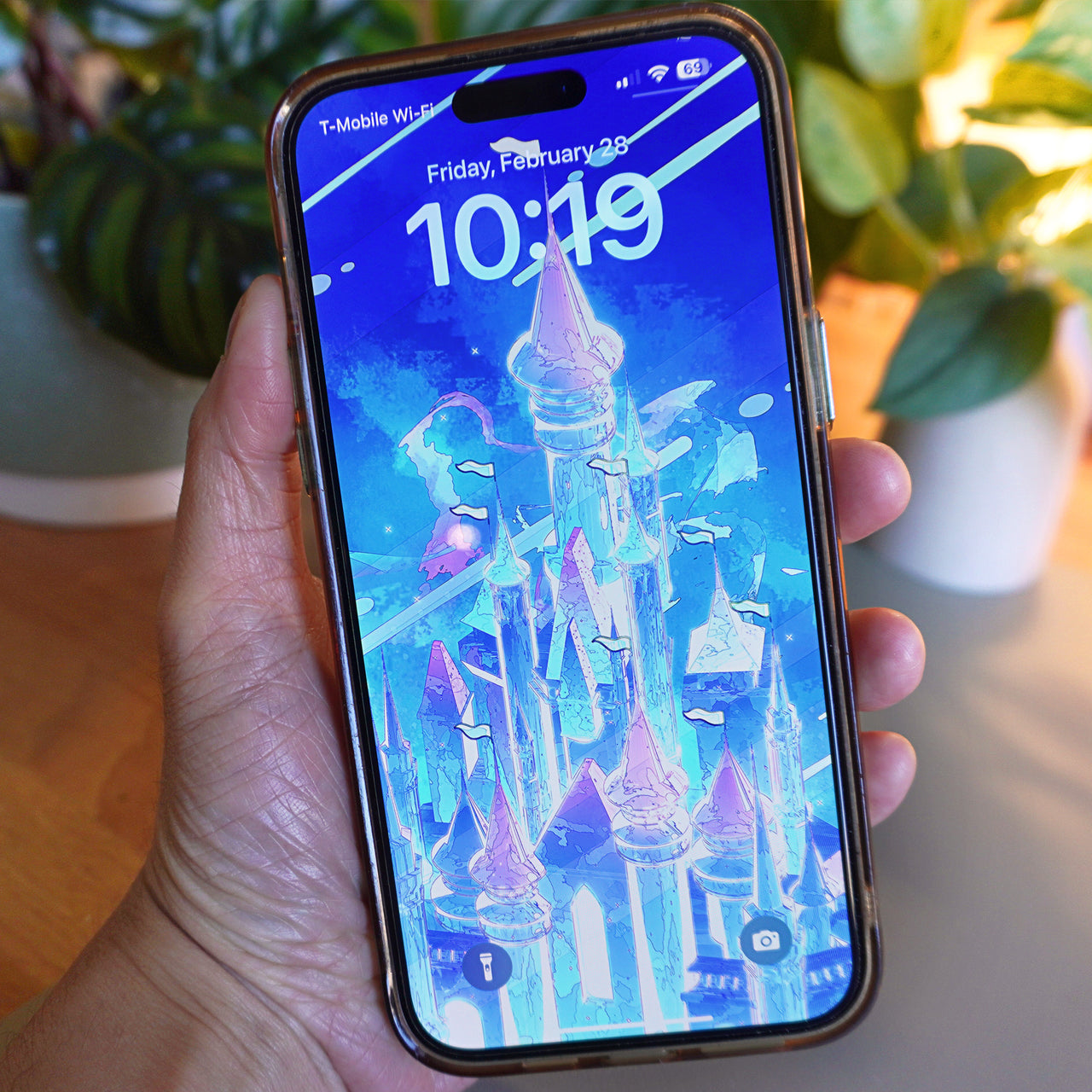 Crystal Castle - Digital Phone Wallpaper | Animated and Static