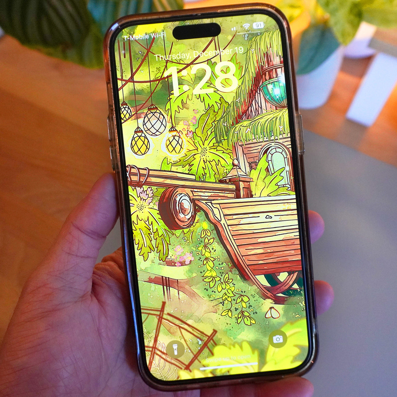 Jungle Treehouse - Digital Phone Wallpaper | Animated and Static