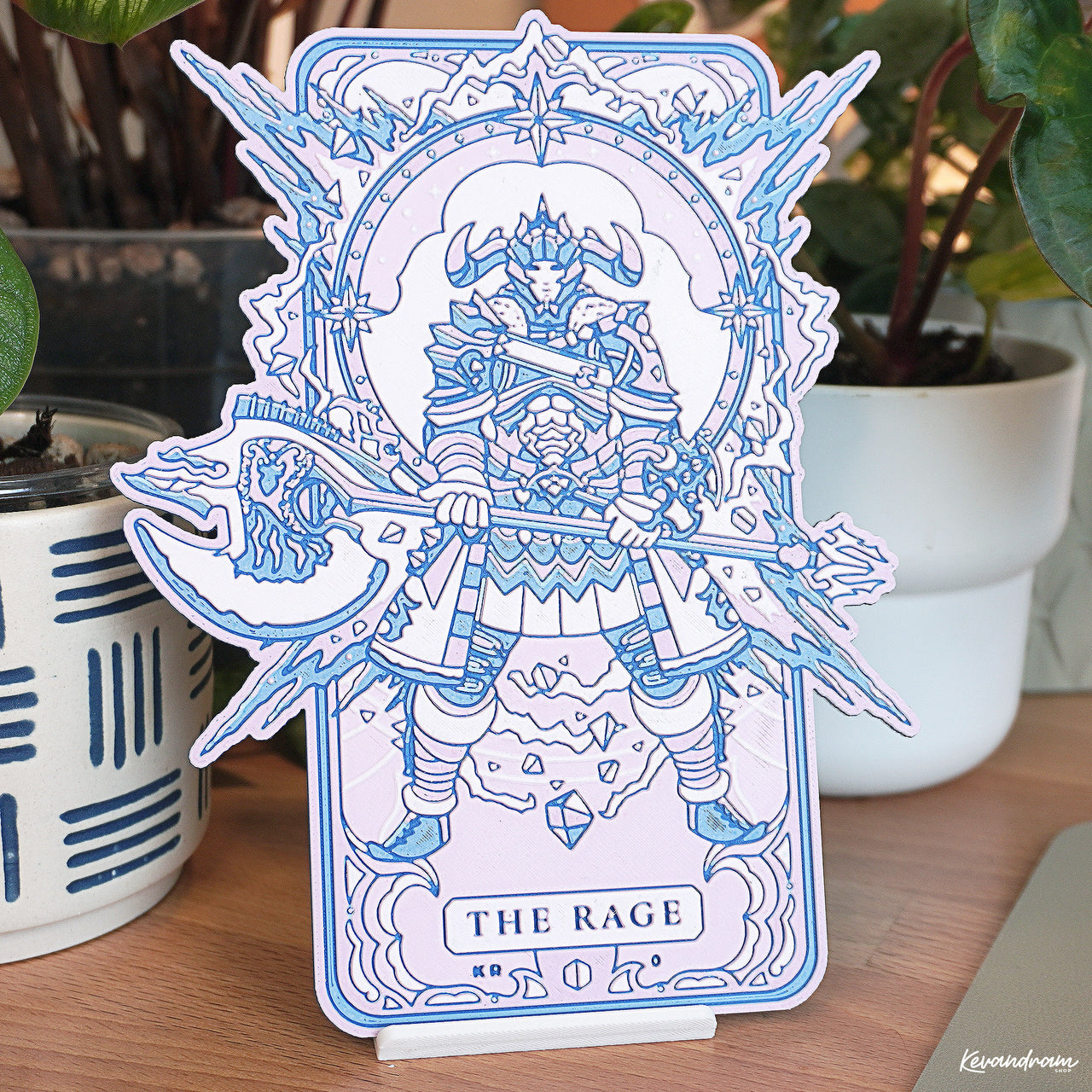 Kera Card No. 4 – “The Rage” | Limited Edition 3D-Printed Collectible (October 2025)