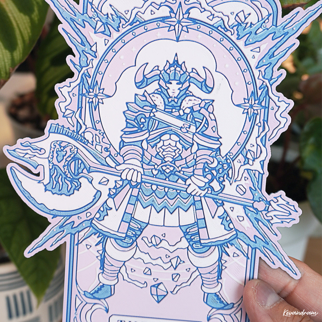 Kera Card No. 4 – “The Rage” | Limited Edition 3D-Printed Collectible (October 2025)