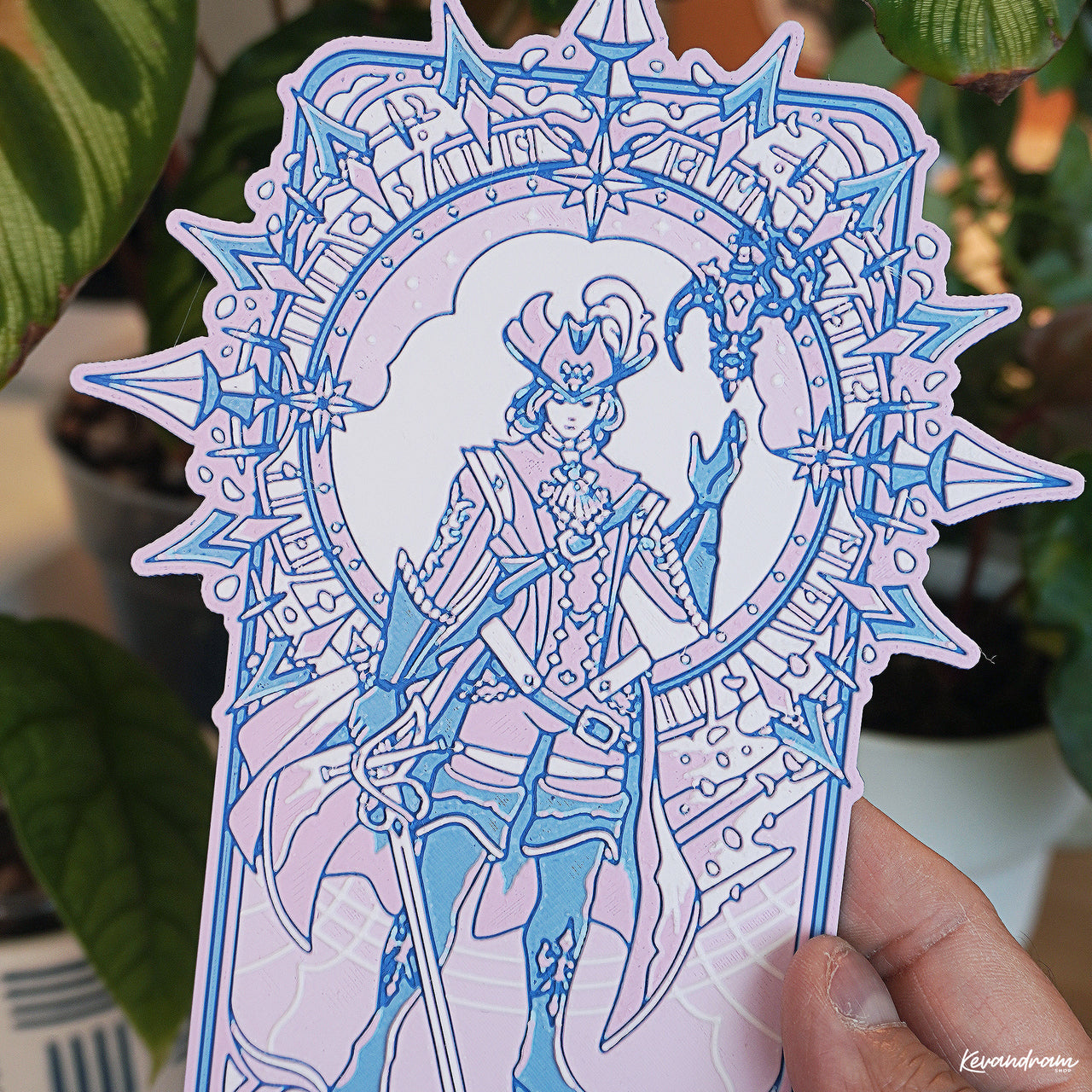 Kera Card No. 6 – “Vermilion” | Limited Edition 3D-Printed Collectible (October 2025)