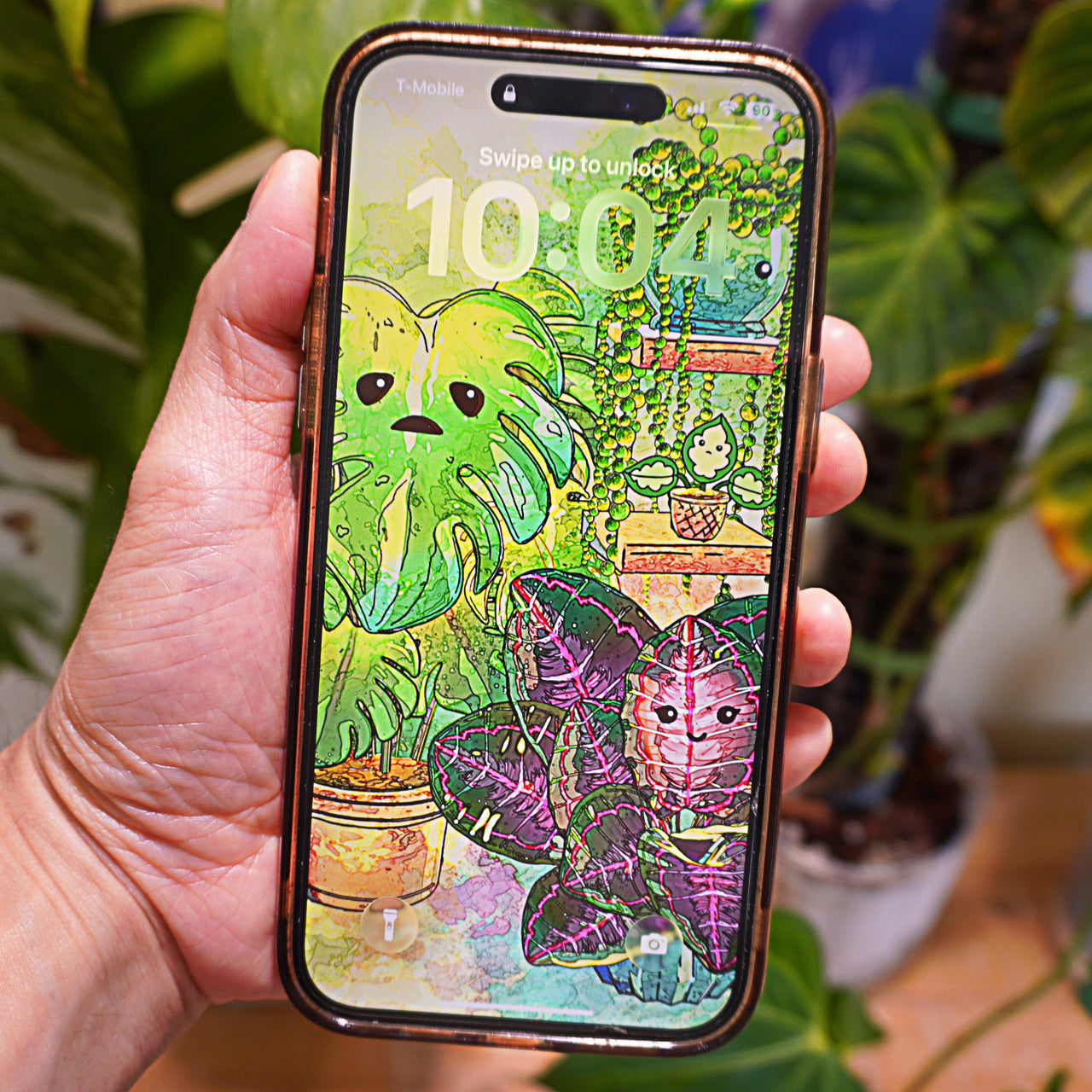 Plantfriendex Comp 1 - Digital Phone Wallpaper | Animated and Static