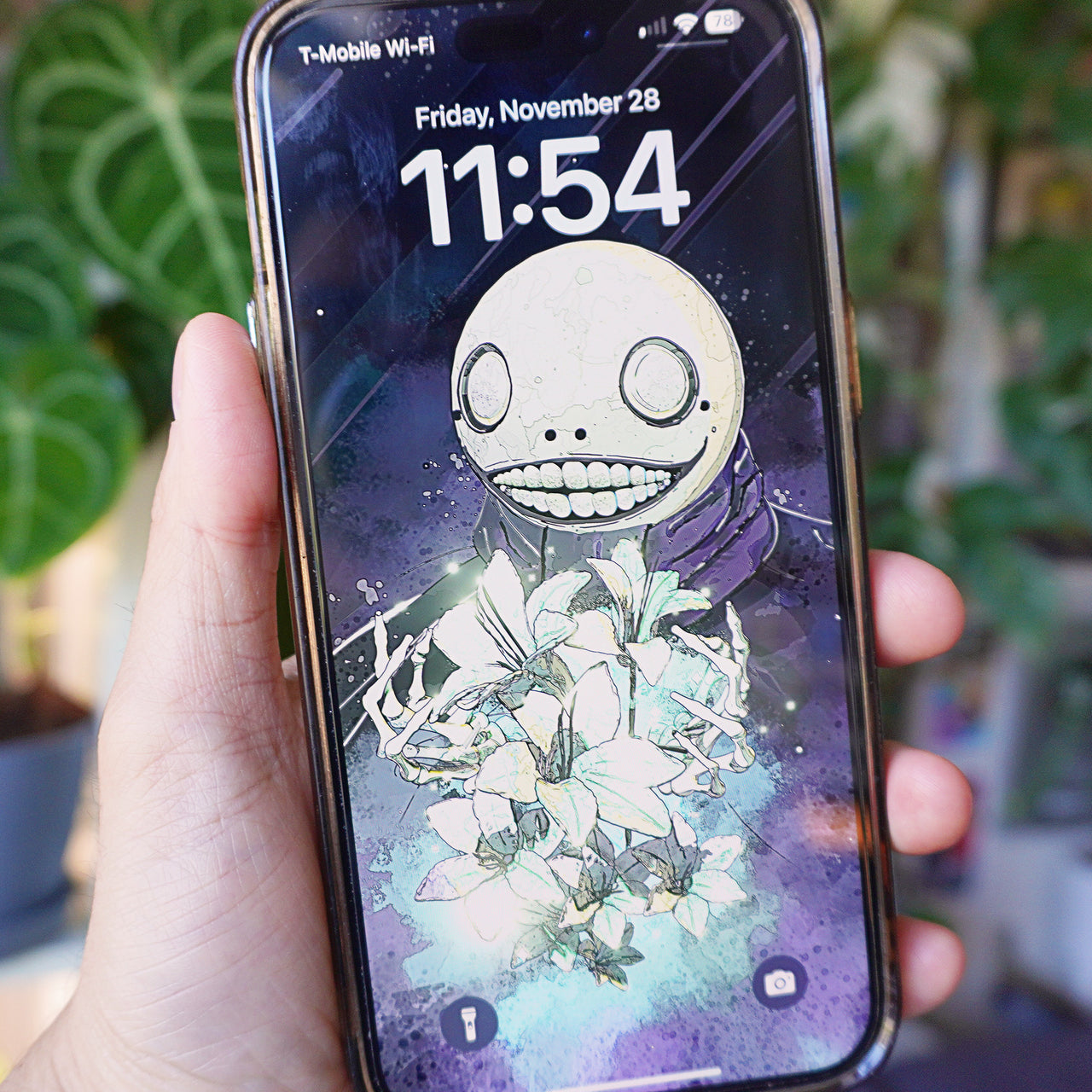 Hopeful Skeleton - Digital Phone Wallpaper | Animated and Static