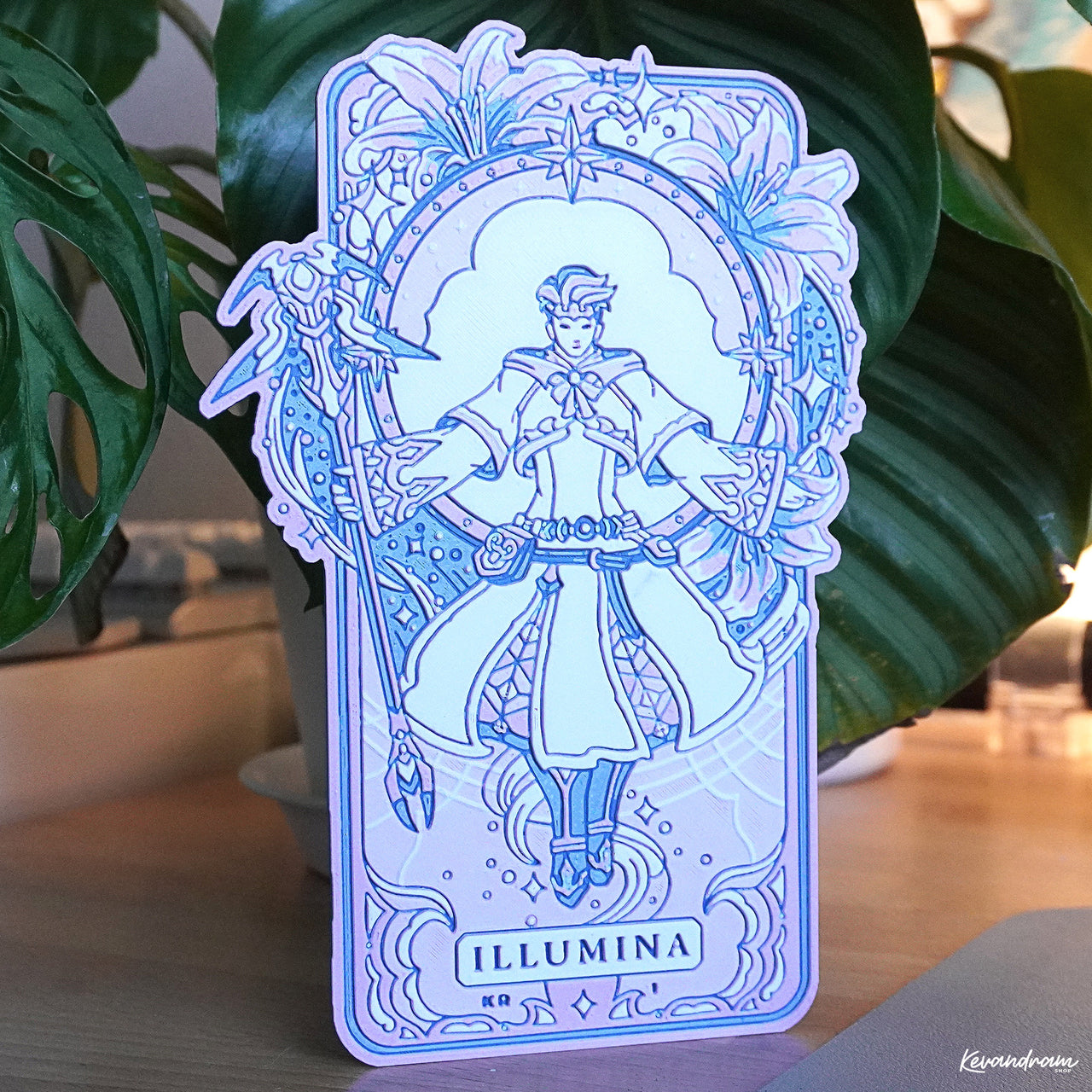 "Illumina" – Crystal Series #3 Kera Card | Limited Edition 3D Print