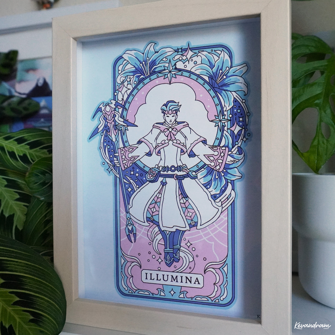 Kera Card No. 3 – “Illumina” | Art Print Framed & Unframed Options
