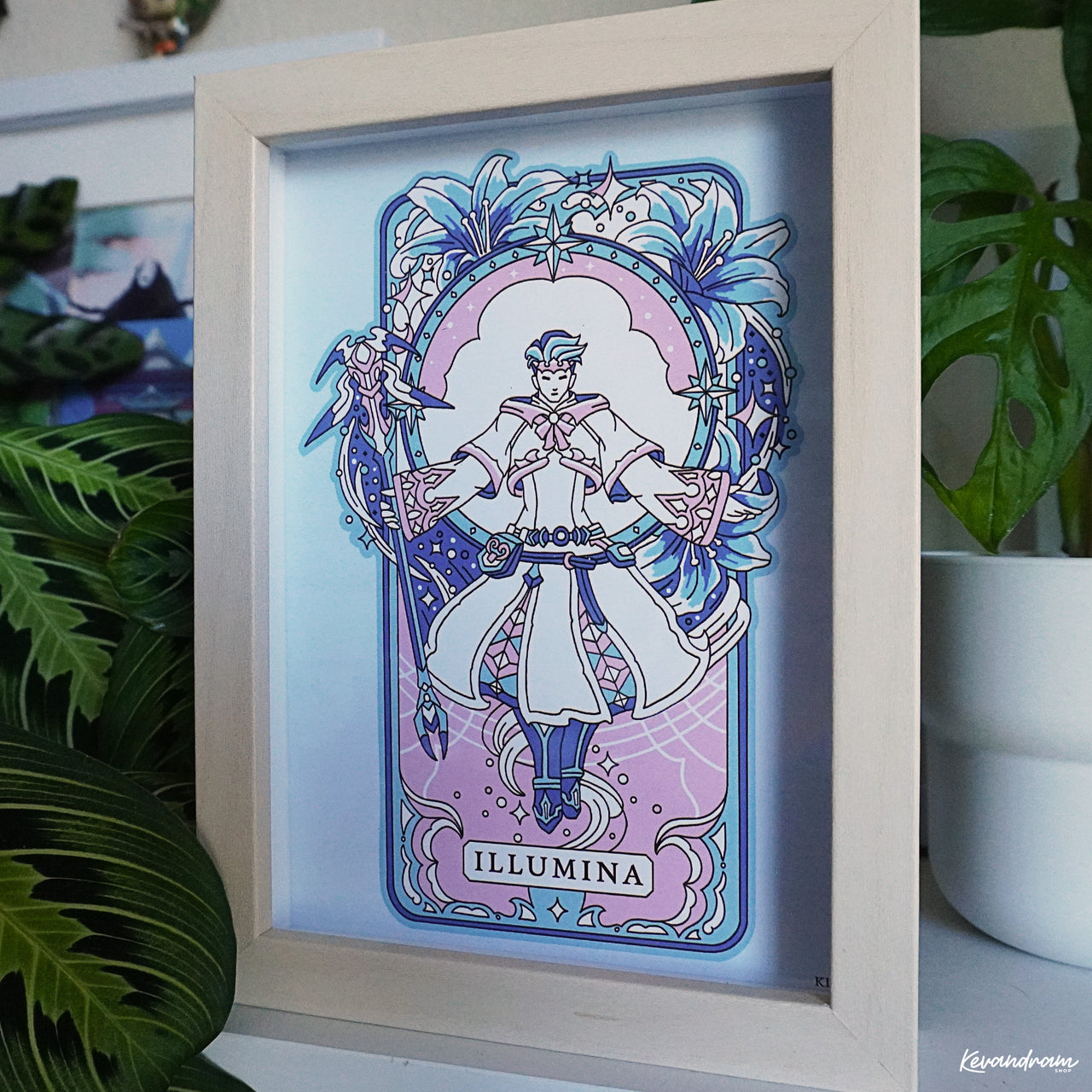 Kera Card No. 3 – “Illumina” | Art Print Framed & Unframed Options