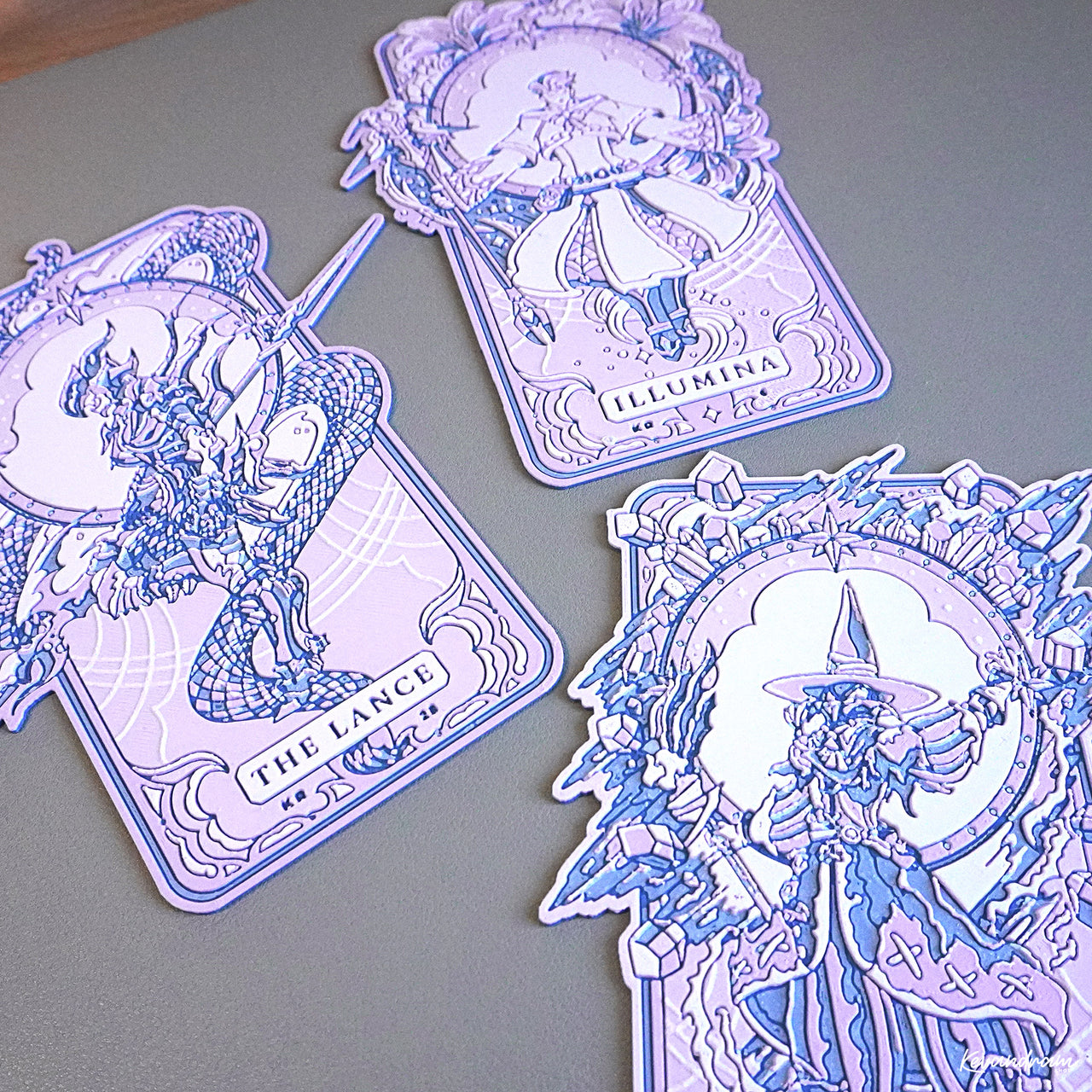 Random Crystal Series Kera Card | 3D Print (Imperfect 40% OFF)