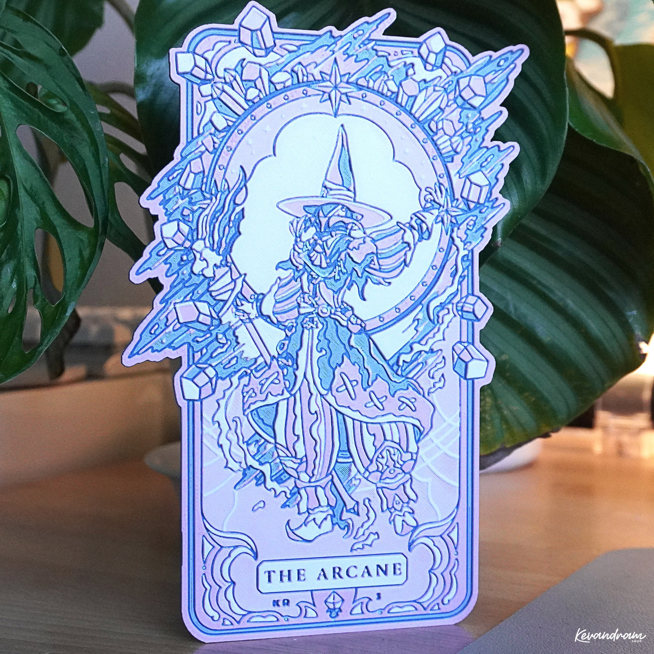 "The Arcane" – Crystal Series #2 Kera Card | Limited Edition 3D Print