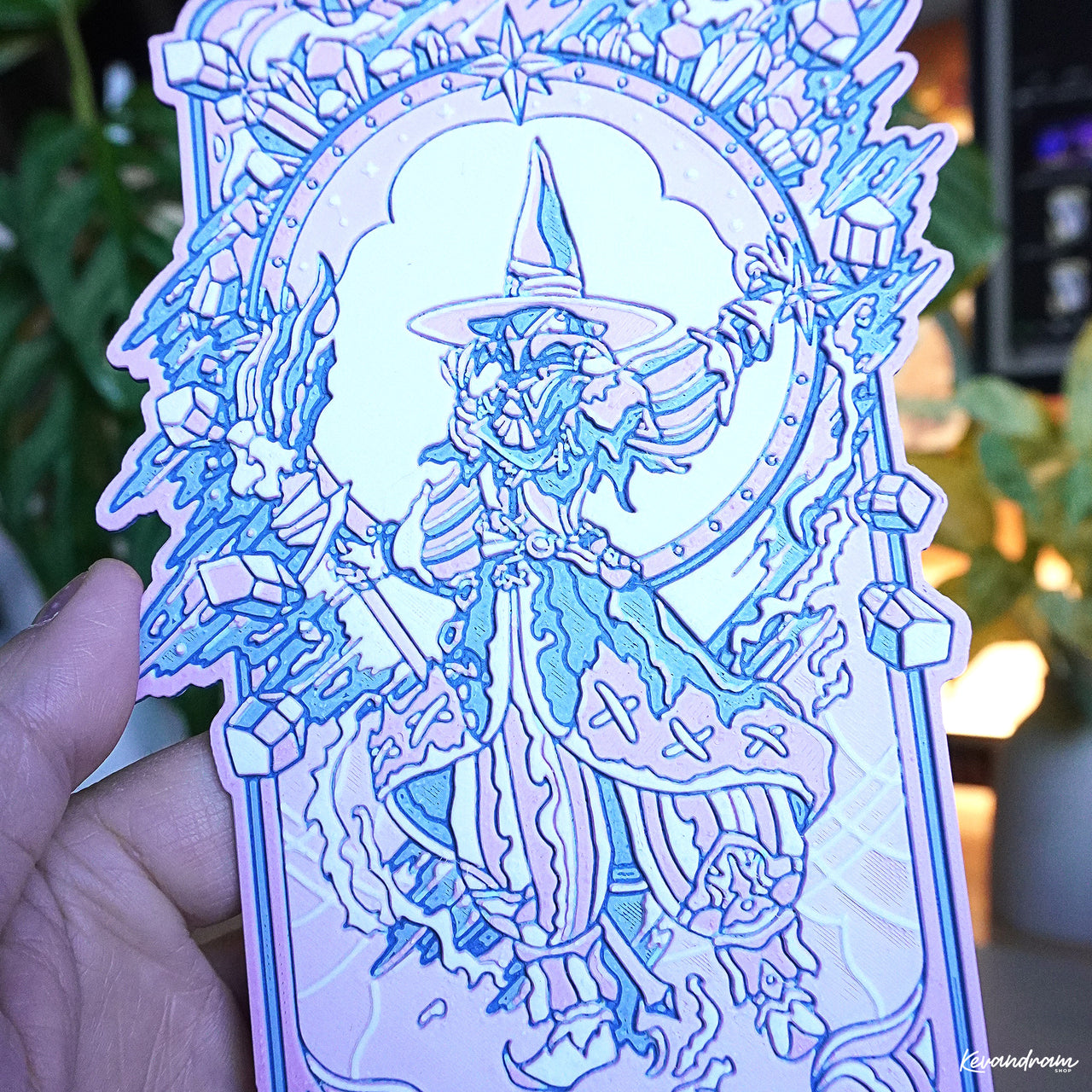 "The Arcane" – Crystal Series #2 Kera Card | Limited Edition 3D Print