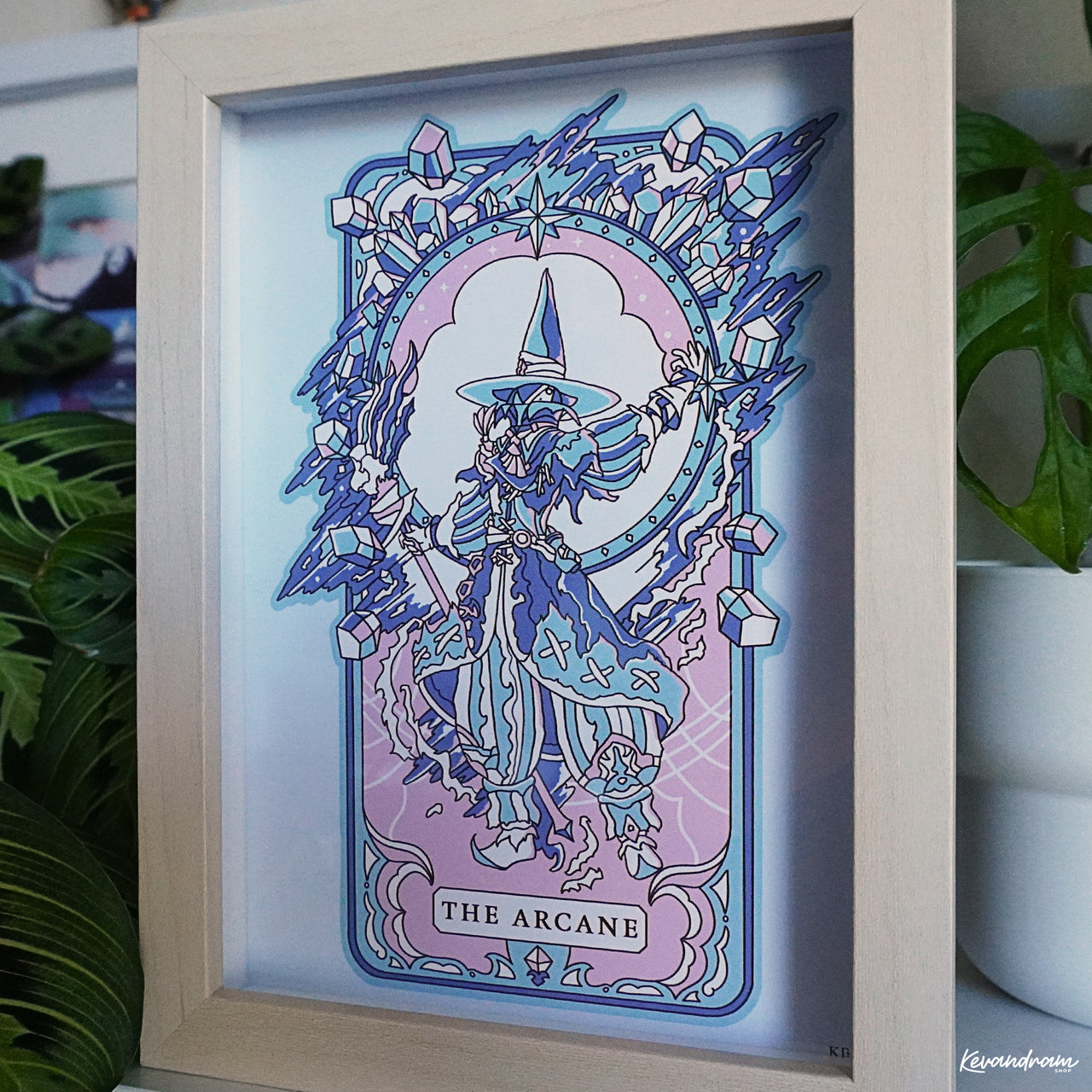 Kera Card No. 2 – “The Arcane” | Art Print Framed & Unframed Options