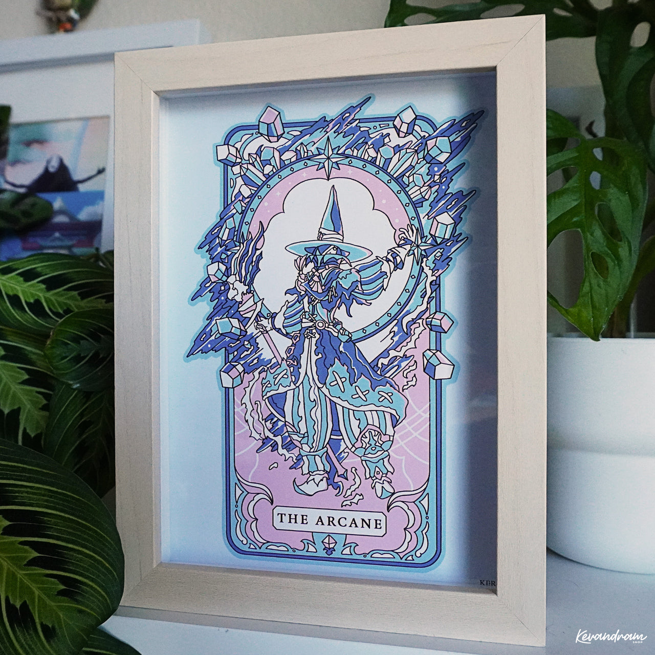 Kera Card No. 2 – “The Arcane” | Art Print Framed & Unframed Options