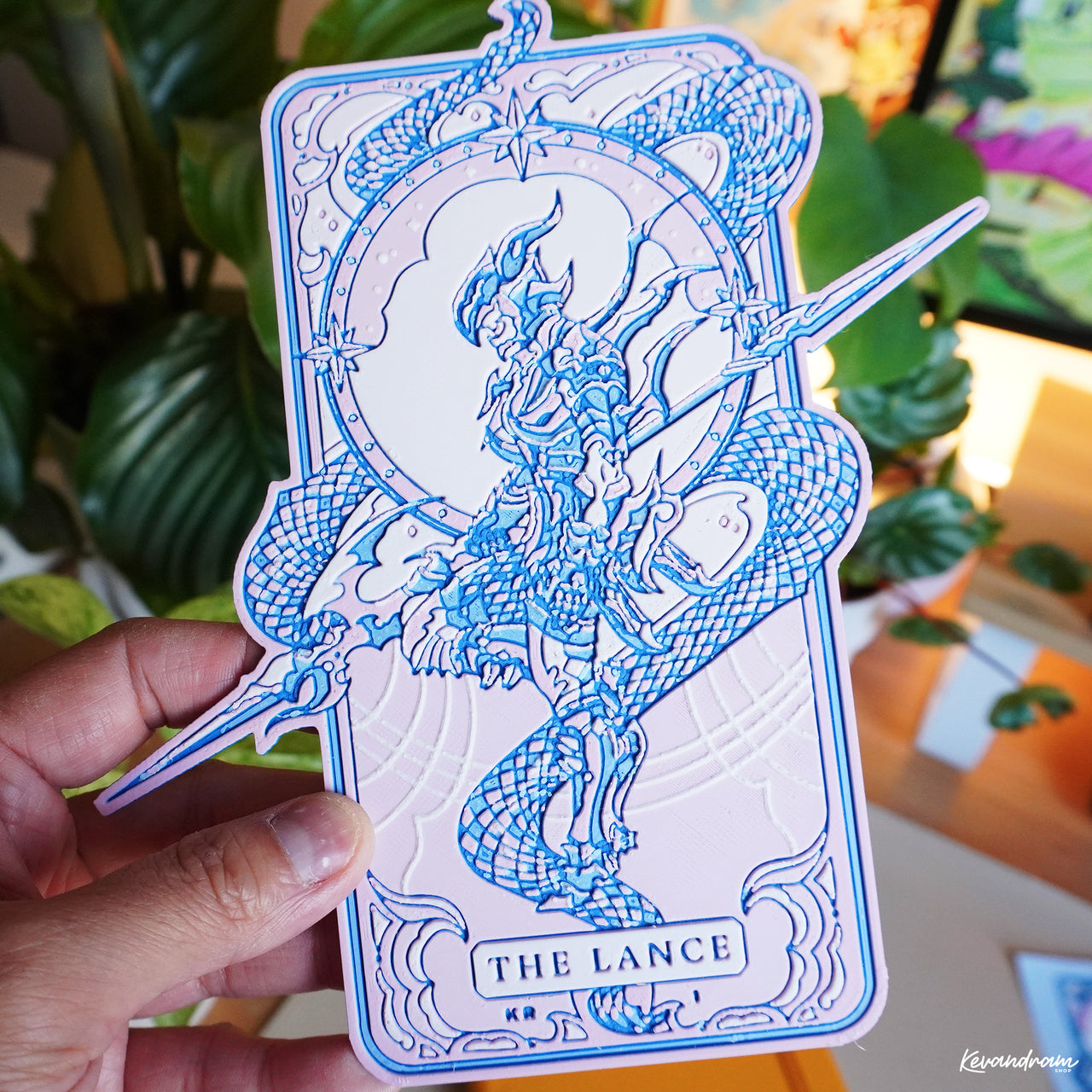 "The Lance" – Crystal Series #1 Kera Card | Limited Edition 3D Print