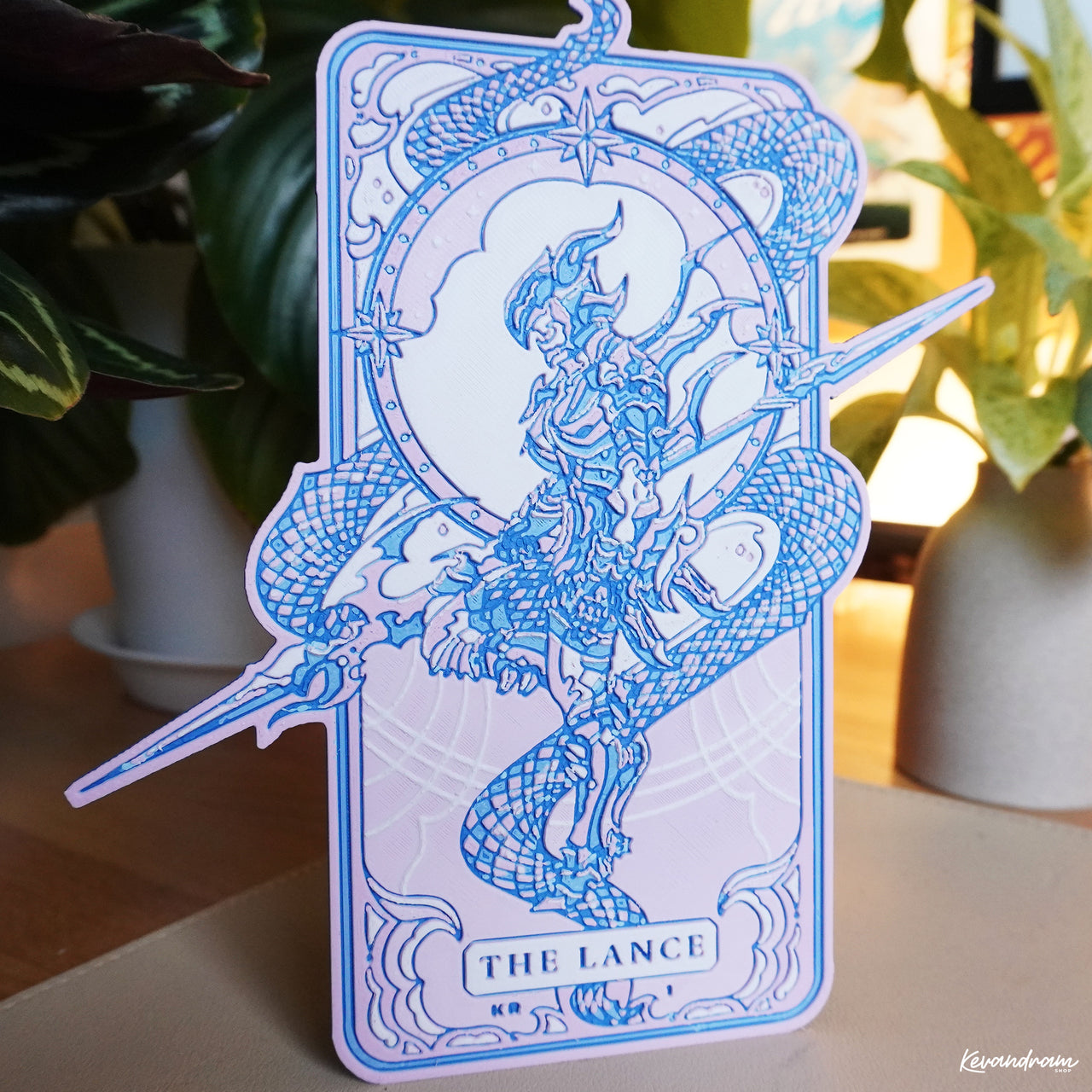 "The Lance" – Crystal Series #1 Kera Card | Limited Edition 3D Print