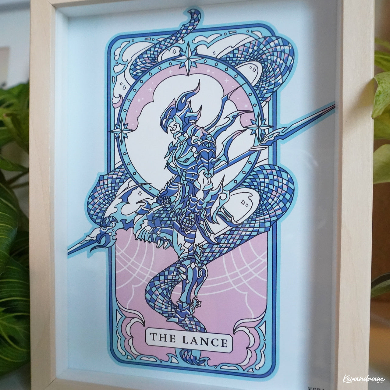 Kera Card No. 1 – “The Lance” | Art Print Framed & Unframed Options