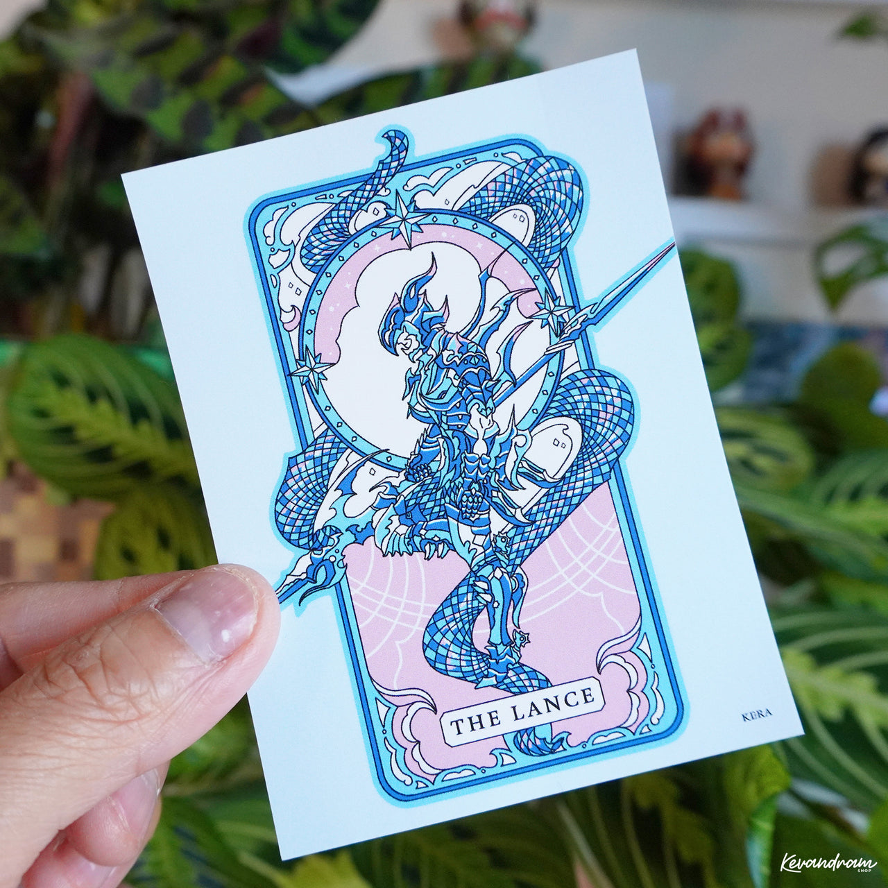 "The Lance" – Crystal Series #1 Kera Card | Sticker