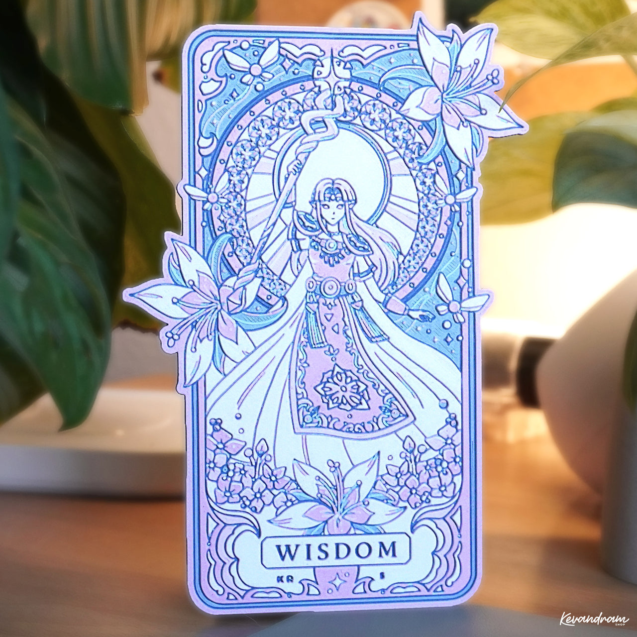 "Wisdom" – Eternal Series #1 Kera Card | Limited Edition 3D Print